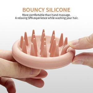 Commercio all'ingrosso in Silicone per capelli del cuoio capelluto morbido massaggiatore spazzola Shampoo upgrade per capelli del cuoio capelluto Scrubber per capelli per la crescita dei capelli - Product Image 4