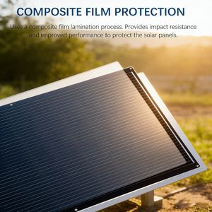 แผงโซลาร์เซลล์ Alecter Solar APH-P151 กำลังไฟสูง 100W 12V แบบยืดหยุ่น โมโนคริสตัลไลน์ ขนาด 182 มม. x 182 มม. ประสิทธิภาพ 23% น้ำหนักเบา เหมาะสำหรับเรือและรถบ้าน - Product Image 3