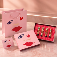 Boîte à rouge à lèvres personnalisée en gros, boîte d'emballage pour rouge à lèvres avec couvercle et base, logo personnalisé, taille personnalisée