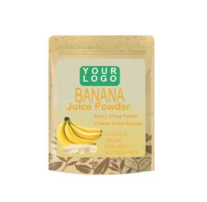 Meilleur prix poudre de jus de fruit banane instantané à saveur d'extrait de fruit de banane fraîche biologique