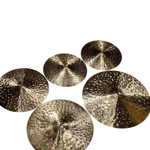 Juego de Platillos Kingdo Serie Dark Moon, Platillos B20, Juego de <span class=keywords><strong>4</strong></span> Piezas, 14''HH+16'' <span class=keywords><strong>Crash</strong></span>+20'' Ride para Instrumentos de Percusión - Product Image 2