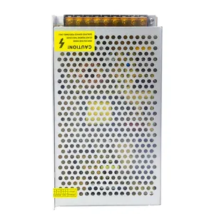 Fonte de alimentação, ac dc 5v 12v 24 volt 60 100 200 250 400w amp modo de comutação da fonte de alimentação dc led