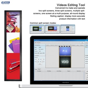 12.6/16.8/19/24/28/29/37in trong nhà Kệ cạnh kéo dài thanh Màn hình LCD kỹ thuật số biển hiển thị cho siêu thị quảng cáo - Product Image 4
