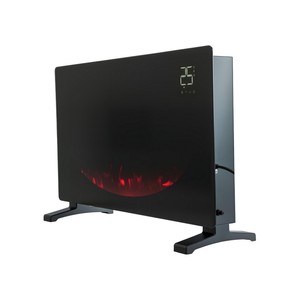 Panel de Control de Temperatura Digital Táctil, Control Termostático, Panel de Calefacción Decorativo con Efecto de Llama, Calentador Eléctrico con Llama LED - Product Image 1