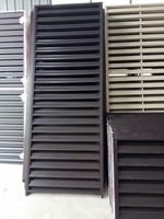 Volet de plantation extérieur en alliage d'aluminium de haute qualité persienne étanche à la pluie avec lame de qualité