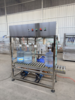 Machine de remplissage d'eau en bouteille semi-automatique pneumatique de petite taille pour bouteilles de 3 et 5 gallons, station de remplissage d'eau potable, vente en gros d'usine
