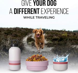 Bouteilles d'eau isothermes portables en acier inoxydable pour animaux de compagnie, idéales pour les activités de plein air et les voyages, qualité alimentaire - Product Image 4