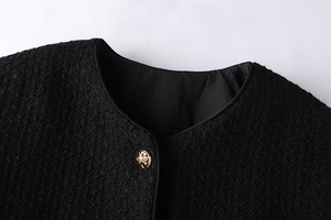 Mode printemps, boutons dorés personnalisés, cardigan simple, <span class=keywords><strong>pull</strong></span> en tricot pour femme - Product Image 2