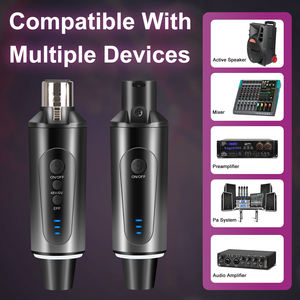 Transmisor y Receptor XLR Inalámbrico Profesional MA2 para Micrófono Dinámico y Guitarra, Ligero y Portátil, Alcance de 50-150m - Product Image 6