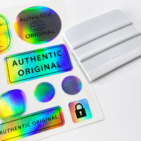 Kit de Etiquetas de Seguridad con Hologramas Personalizados y Herramienta de Aplicación para Protección de Marca