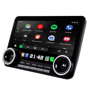 Autoradio universel 2K avec écran tactile Android 10,1 pouces, CarPlay sans fil, GPS, caméra de recul et aide au stationnement, Plug and Play - Product Image 1