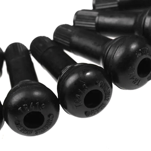 Válvula de Neumático de Goma de Tallo Corto con Sistema de Bloqueo a Presión para Reemplazo de Válvulas de Llantas sin Cámara de Automóviles, Motocicletas y Triciclos - Product Image 3