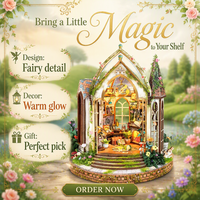Kit de maison miniature Hamaileon Diy Dream Flower, puzzle 3D pour adultes, maison de poupée miniature avec de nombreuses plantes