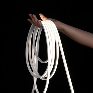 Tira de Luz LED de Silicona Ultra Flexible de 6x10mm, 12V 24V, Brillante, Superficie Plana, para Proyectos al Aire Libre e Iluminación Arquitectónica - Product Image 6