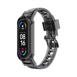 Correa de <span class=keywords><strong>reloj</strong></span> transparente para <span class=keywords><strong>Xiaomi</strong></span> Watch Funda protectora Correa de muñeca de silicona colorida transparente para <span class=keywords><strong>Xiaomi</strong></span> <span class=keywords><strong>Mi</strong></span> <span class=keywords><strong>Band</strong></span> 7 6 <span class=keywords><strong>5</strong></span> 4 3 - Product Image 1