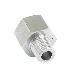 304 Stainless steel screwed Reduced Socket MF Banded SCREWED FITTINGS 150LBS pipe fitting in elbow