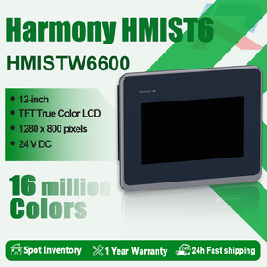 หน้าจอควบคุมระบบสัมผัส Harmony HMIST6 รุ่นใหม่ HMISTW6600 ขนาด 12 นิ้ว 16 ล้านสี 24VDC Harmony ST6 จอแสดงผลกว้าง 12 นิ้ว - Product Image 1
