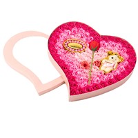 520 Hari Valentine Hari Ibu Ulang Tahun Wisuda Hadiah Kreatif yang Layak untuk Kejutan Kotak Hadiah Berbentuk Hati dengan Bunga Sabun Mawar
