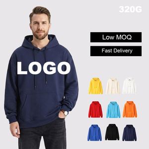 Autumn Cotton/Bamboo Fiber Oversized Breathable Blank Solid Color <b>Hoodie</b> Long Sleeve <b>Red</b> Custom Sports Meeting Class Sweatshirt - Product Image 2