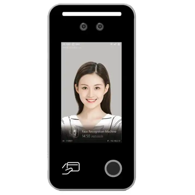 Fingerprint Reader Face Recognition Time Access Control Biometric Punch Card Attendance System Machine