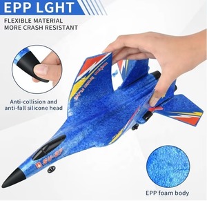 Avión de Espuma RC, Modelo de Avión a Control Remoto, Planeador de 2.4 GHZ, Modelo Air Biperch <span class=keywords><strong>Jet</strong></span> RTF, Avión RC con Giroscopio de 6 Ejes - Product Image 5