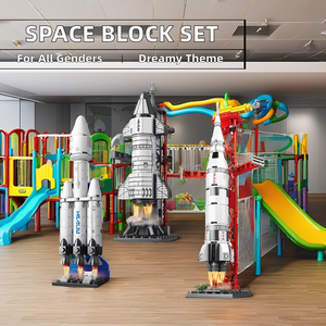 Preço por atacado Série Espacial DIY Building Block Set Montagem Mini Modelos Rocket <span class=keywords><strong>Space</strong></span> Station <span class=keywords><strong>Shuttle</strong></span> para o Espaço-Temático - Product Image 2