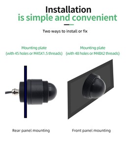 Màn hình cảm biến mức <span class=keywords><strong>Radar</strong></span> Màn hình cảm ứng đo mức màn hình ghi 80G sóng milimet không tiếp xúc với mực nước - Product Image 4