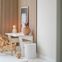 Panneaux acoustiques modernes personnalisés Akupanel en chêne noir pour l'absorption acoustique écologique certifiée en bois lamellé, décoration murale
