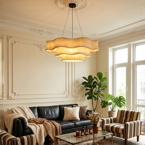 Chinese <b>Style</b> Chandelier Oval Six <b>Head</b> E27 Energy Saving Lamp 60cm 80cm 100cm 120cm For Home Lighting - Product Image 1