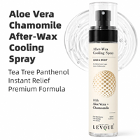 Spray Rafraîchissant Après Épilation Marque Blanche à l'Aloe Vera, Camomille et Menthol – Soulagement Instantané, Brume Fine, Non Collante pour Jambes et Corps