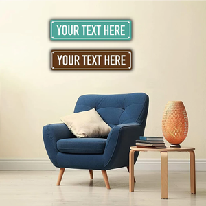 Tùy chỉnh 4x16 inch kim loại đường phố dấu hiệu cá nhân ngoài trời dấu hiệu giao thông với văn bản của bạn cho văn phòng nhà sân hoặc đường - Product Image 5