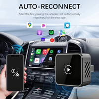 Adaptateur sans fil 2-en-1 Mini CarPlay & Android Auto, compatible avec 98 % des voitures, mise à jour OTA, BT 5.4, dongle de connexion automatique Plug & Play