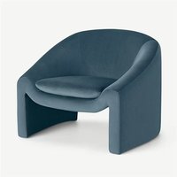 Fauteuil de salon design nordique en bois et flanelle, style simple et luxueux, populaire sur Xiaohongshu, tendance et confortable