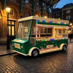 Carritos de Comida Rápida Móviles, Camión <span class=keywords><strong>Restaurante</strong></span> con Cocina al Aire Libre para la Venta - Product Image 2