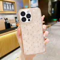 Coque scintillante pour iPhone, compatible modèles 13, 14, 13, 12, 11, motifs étoiles, luxueuse, brillante, bling