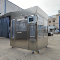Stand de nettoyage en acier inoxydable, certifié ISO, usine de haute qualité avec différents, atelier de niveau lavable