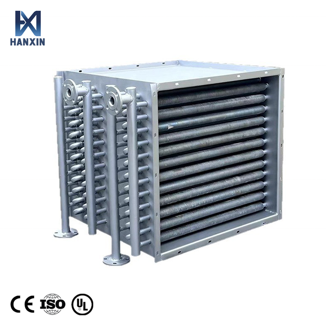 Durable Shell and Tube Double-Pass Heat Exchanger With Flange for Food Processing and Commercial HVAC Refrigeration Coil