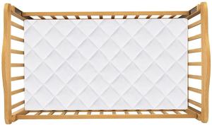 Bamboo Terry Quilted <strong>Waterproof</strong> White Baby <strong>Cots</strong> <strong>Bed</strong> Baby Crib Fitted <strong>Mattress</strong> Pad/ Cover/<strong>protector</strong> - Product Image 6