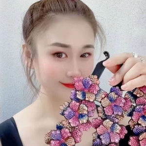 Pince pour queue de cheval à 3 fleurs, <span class=keywords><strong>Barrette</strong></span> en boule brillante, <span class=keywords><strong>cercle</strong></span> pour femme, épingle à <span class=keywords><strong>cheveux</strong></span>, banane, fournitures d'usine, haute qualité - Product Image 4