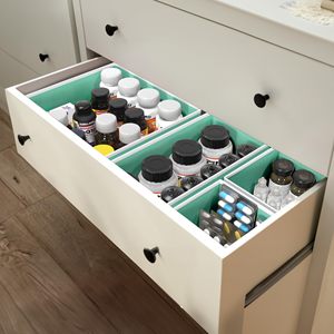 <b>6</b> Packs Dresser <b>Drawer</b> Organizers for Clothing Woven-Fabric Baby Clothes Organizer and Storage in Bedroom - Product Image 3