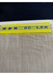 Tissu élégant en mélange de lin et de coton, lisse, durable, teint en fil, tissé, pour vêtements de mode et usage domestique - Product Image 2