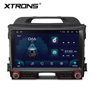 XTRONS 9 "Android 13 Navigation GPS IPS écran de voiture Carplay 4G LTE autoradio pour Kia Sportage série 3 2010-2015 autoradio