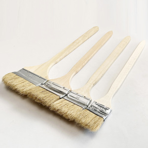 Pinceaux de peinture à long manche en bois pour le traitement des murs Pinceau de peinture de <span class=keywords><strong>radiateur</strong></span> plié Pinceau de <span class=keywords><strong>radiateur</strong></span> à poils naturels - Product Image 2