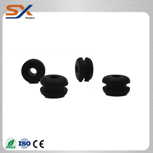 Tùy chỉnh Silicone cuộn dây điện dây cao su <span class=keywords><strong>Grommet</strong></span> cao cấp 5 mét Đường kính bên trong với tấm kim loại - Product Image 3