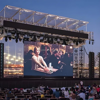 Pantalla LED Digital Comercial con Marco Metálico para Alquiler en Interiores y Exteriores, Ideal para Centros Comerciales, Escenarios y Eventos