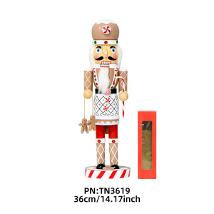 <span class=keywords><strong>Soldat</strong></span> casse-noisettes en bois artisanal pour la décoration de Noël - Product Image 4
