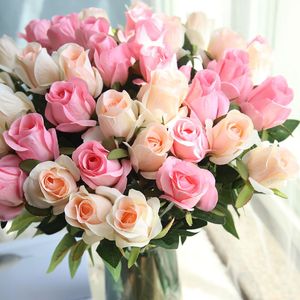 En gros haute 63cm simulation <span class=keywords><strong>rose</strong></span> artificielle en soie <span class=keywords><strong>rose</strong></span> tactile flores artificielle fleur de mariage décoration de la maison - Product Image 3
