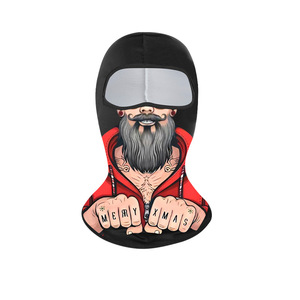 Summer Motorcycle Headgear Samurai Print Sunscreen Face Mask Unisex UV Protection Cycling Mask - Product Image 1