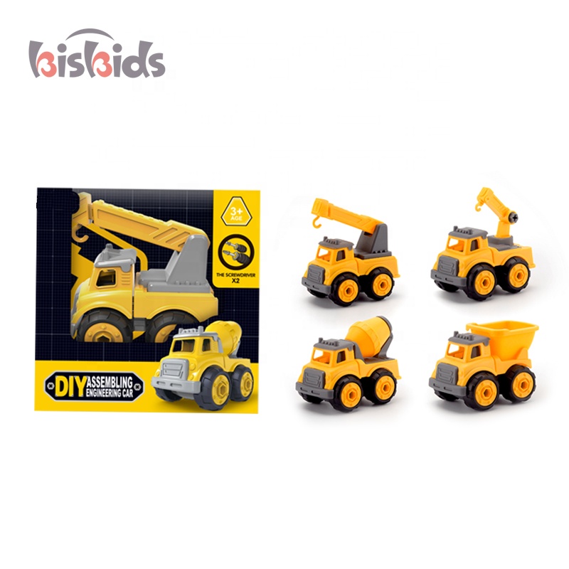 Инженерные транспортные автомобили, милый дизайн, разборка грузовика, игрушки с 4 шт.