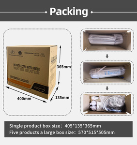 <span class=keywords><strong>Chauffe</strong></span>-<span class=keywords><strong>eau</strong></span> instantané <span class=keywords><strong>électrique</strong></span> portable pour salle de bain, best-seller <span class=keywords><strong>2022</strong></span>, 1 pièce, acier inoxydable CE, bouton tactile, montage mural, IPX4 - Product Image 6
